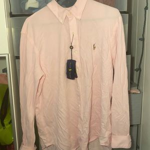 Pink polo Ralph Lauren button down
